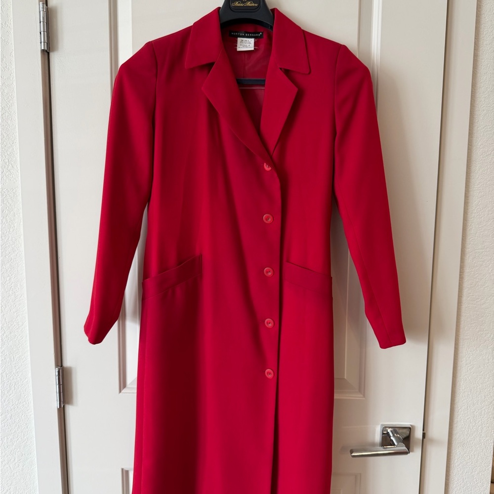 Brooks Brothers Vibrant Red Coat